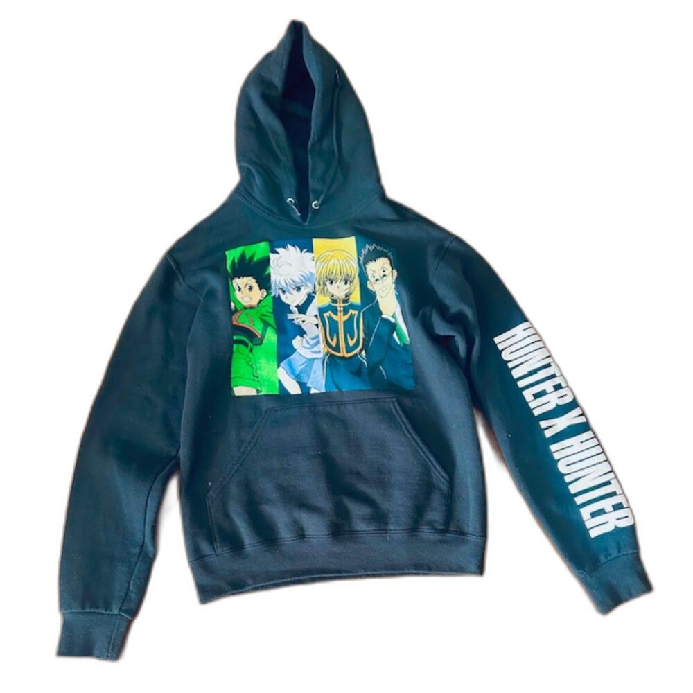 Hunter X Hunter Gon Killua Kurapika Leorio Characters Hoodie Sweatshirt Small
